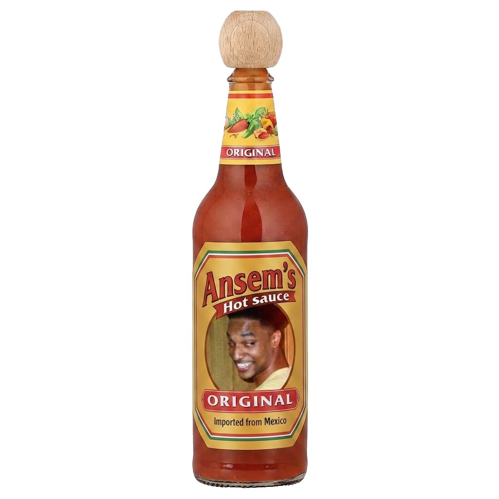 Ansem's Hot Sauce - Front View